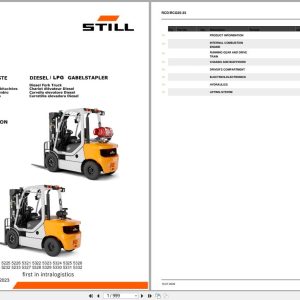 Still Forklift RCD 25 to RCG 35 Parts Manual 54028010001 2023 (1)