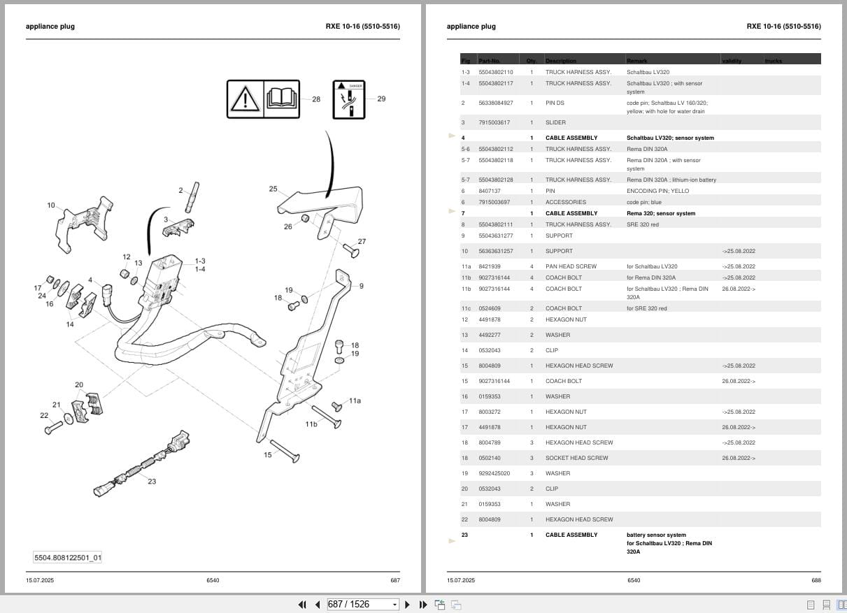 Still Forklift RX50 10 to RX50 16 Parts Manual 55048010002 2022 (3)