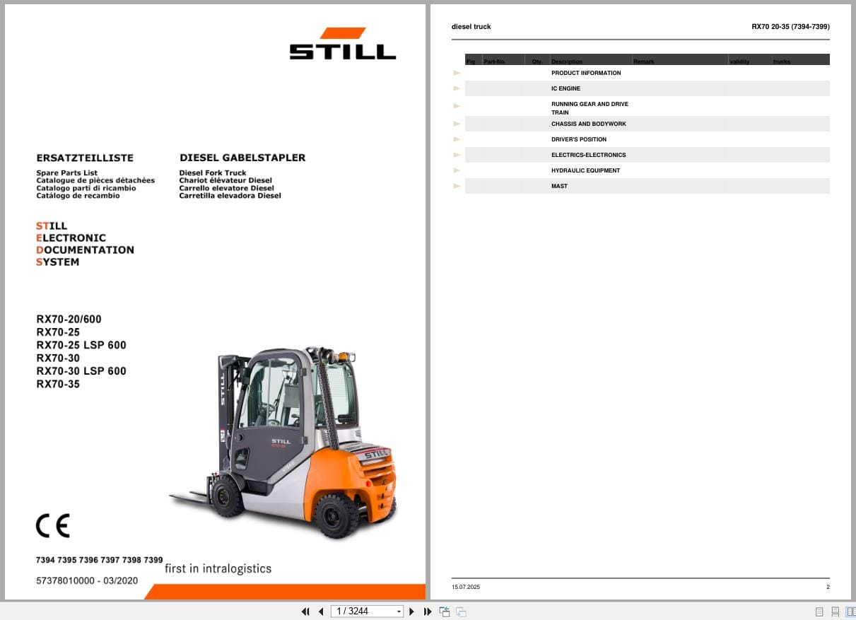 Still Forklift RX70 20 to RX70 35 Parts Manual 57378010000 2020 (1)