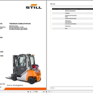 Still Forklift RX70 20T to RX70 35T Parts Manual 57378010001 2020 (1)