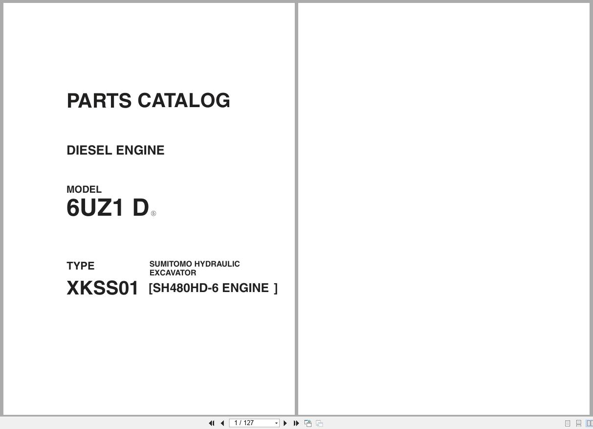 Sumitomo Diesel Engine 6UZ1 D Parts Catalog (1)