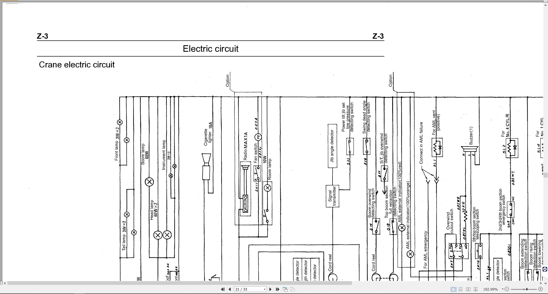 Tadano Hydraulic Crane TG 1200M 2 Service Repair Training Manual Circuit Diagram (3)