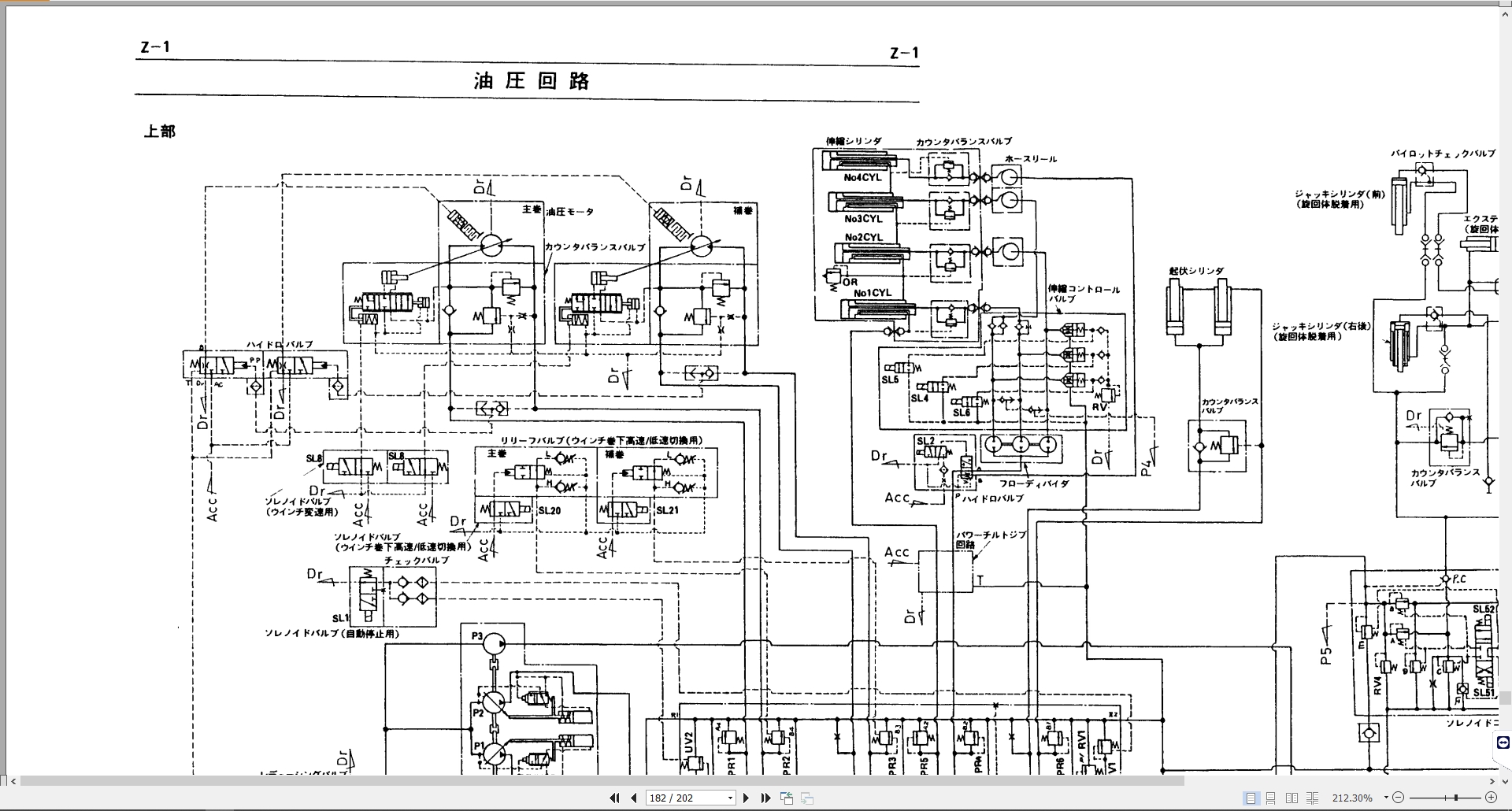 Tadano Hydraulic Crane TG 1200M 2 Service Repair Training Manual Circuit Diagram (4)