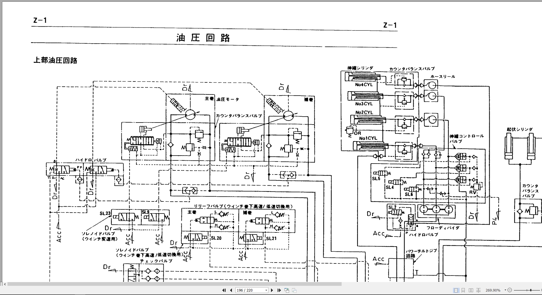 Tadano Hydraulic Crane TG 1200M 4 Service Repair Training Manual Circuit Diagram (3)
