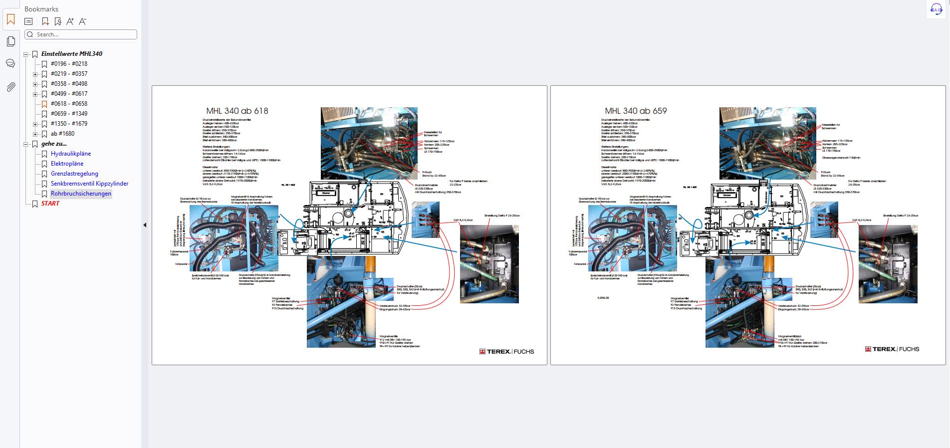 Terex Fuchs MHL 320 331 340 350 360 380 430 460 RHL340 Service Manual (3)