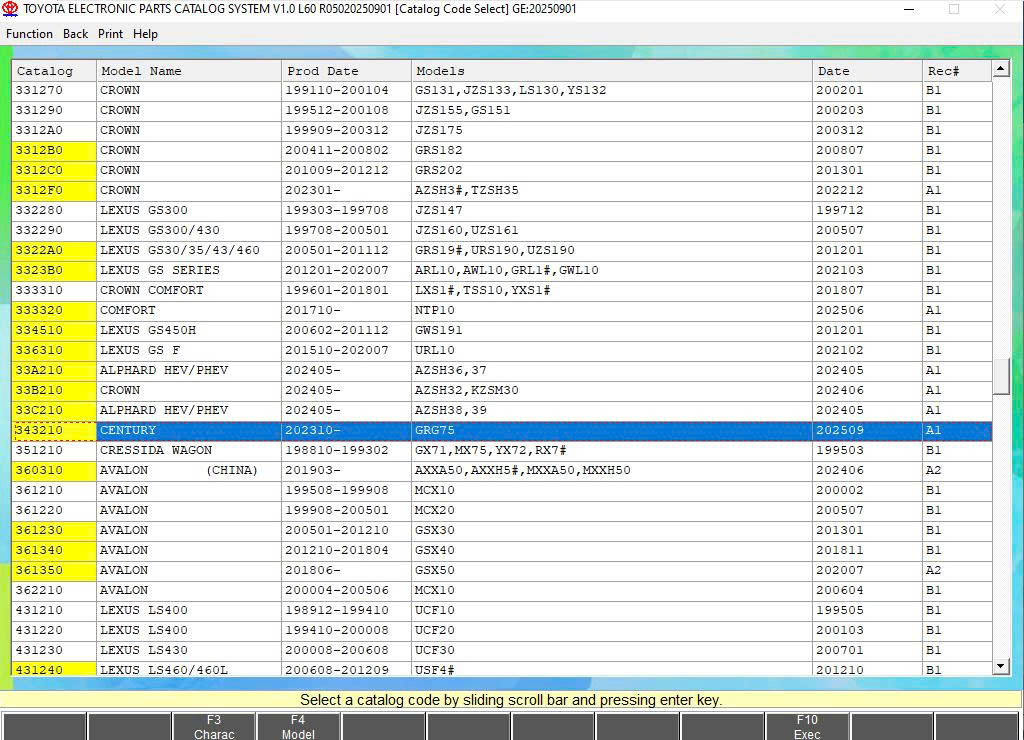 Toyota Lexus EPC 09.2025 Electronic Parts Catalog 6