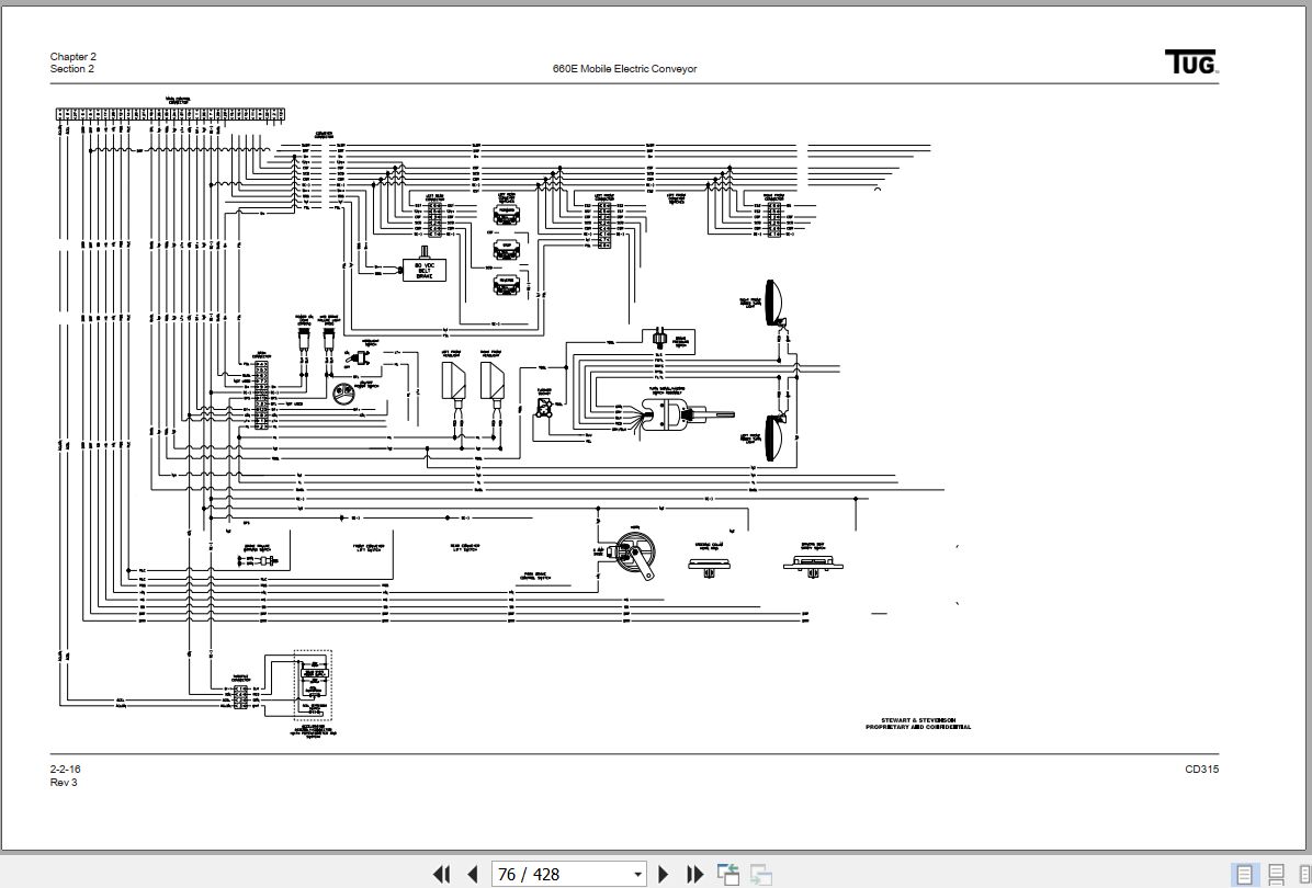 Tug Electric Mobile Belt Conveyor 660E Operation And Service Manual 2