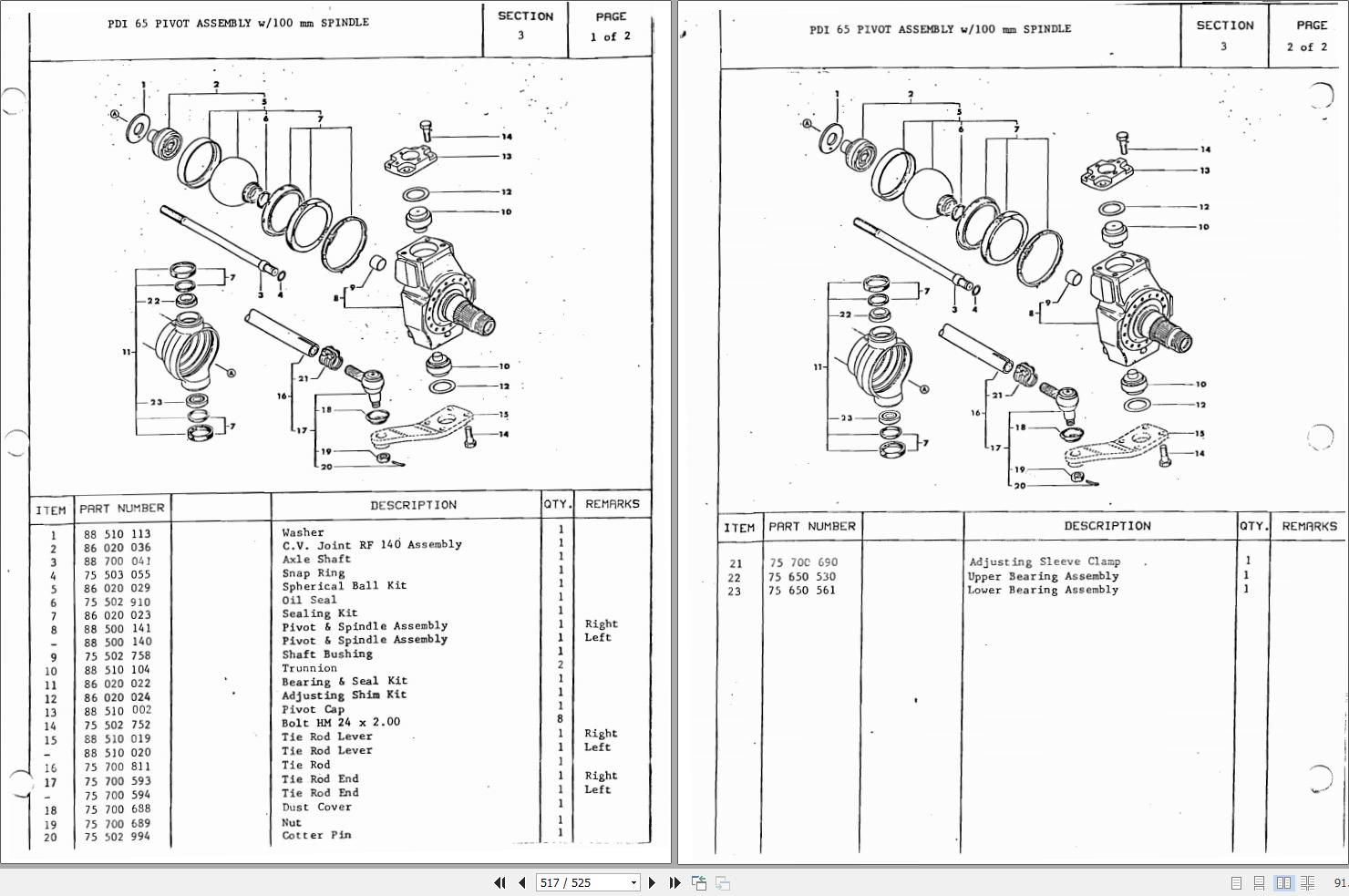Tug Tow Tractor GT 50 GT 60 Operation Maintenance And Parts Manual 4