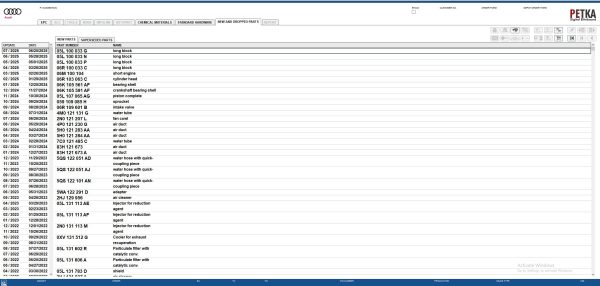 VMware Audi EPC 8.3 09.2025 1620 Spare Parts Catalog 2