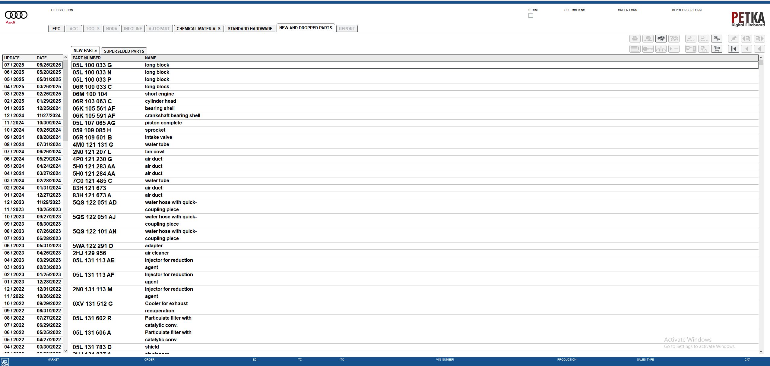 VMware Audi EPC 8.3 09.2025 1620 Spare Parts Catalog 2