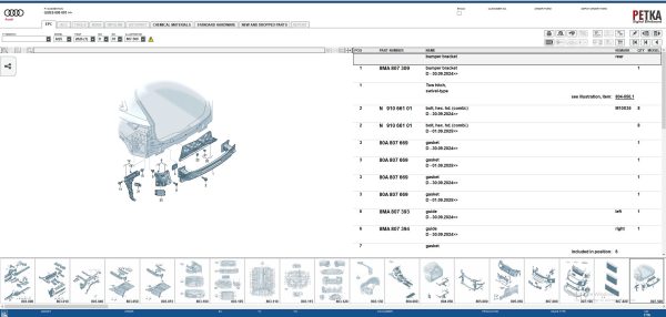 VMware Audi EPC 8.3 09.2025 1620 Spare Parts Catalog 4