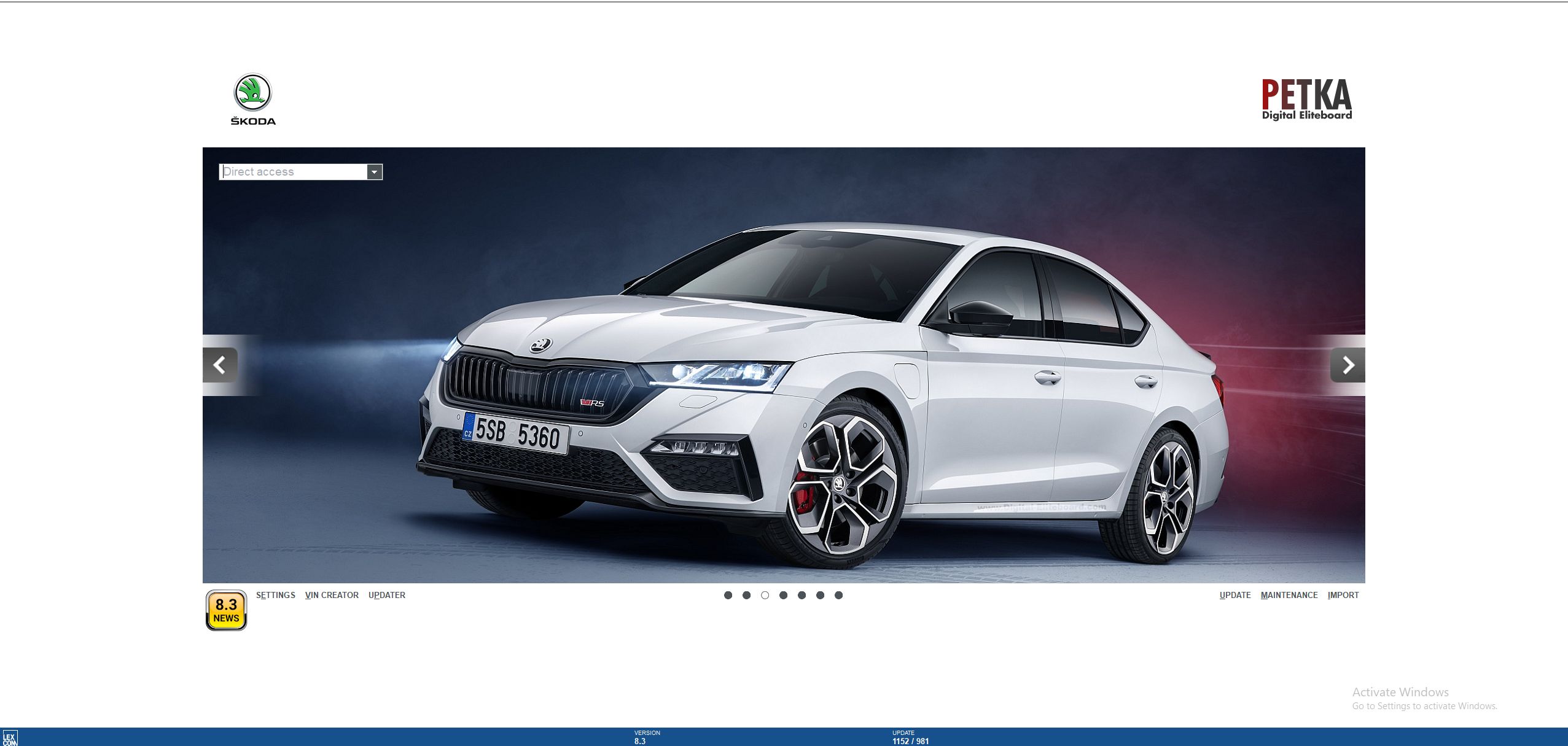 VMware Skoda EPC 8.3 09.2025 1152 Spare Parts Catalog 1