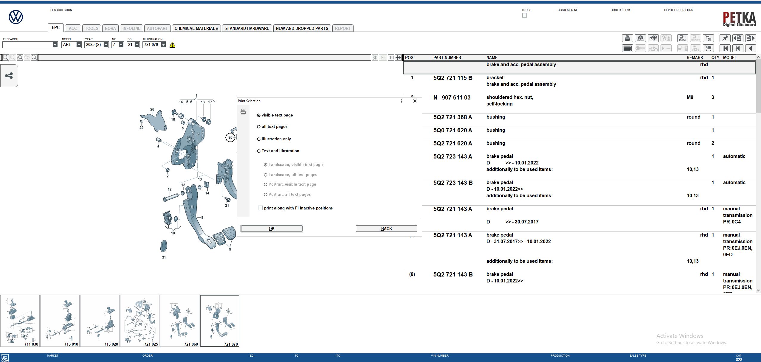 VMware Volkswagen Car EPC 8.3 09.2025 1620 Spare Parts Catalog 6
