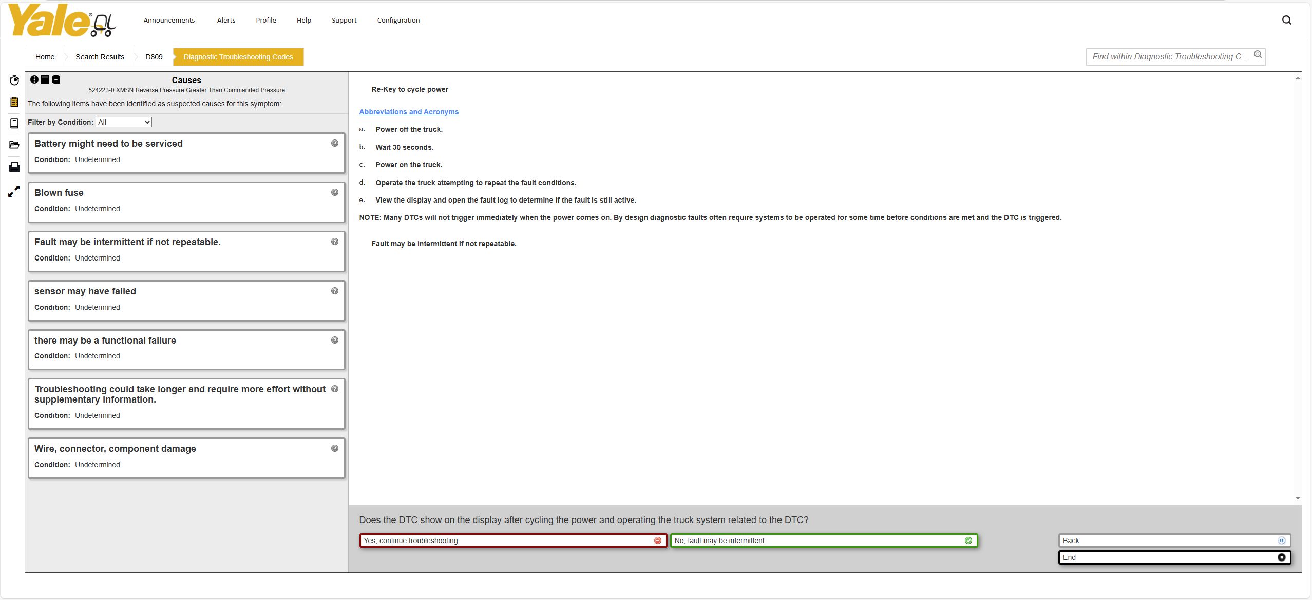 VMware Yale One Soucre Client 09.2025 Schematic Trouble Shooting Codes 7