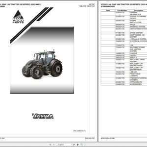 Valtra Tractor Q265 1A9 Q5 Series 2023 2025 Parts Catalog (1)