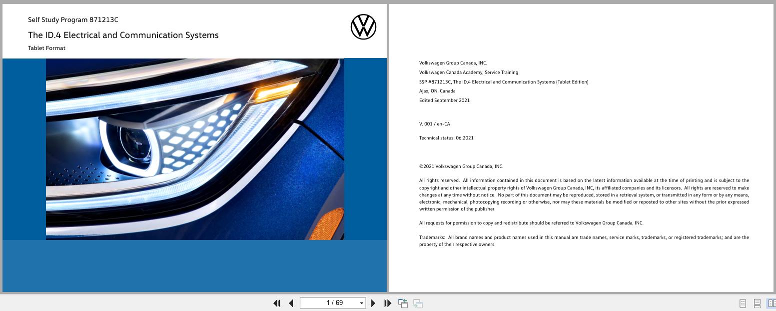 Volkswagen ID.4 2021 Electrical And Communication System Manual (1)