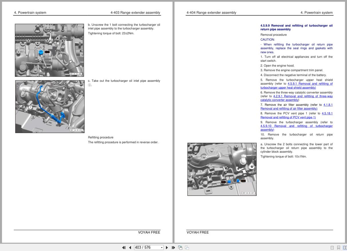 Voyah Dream 2022 Service Manual (2)