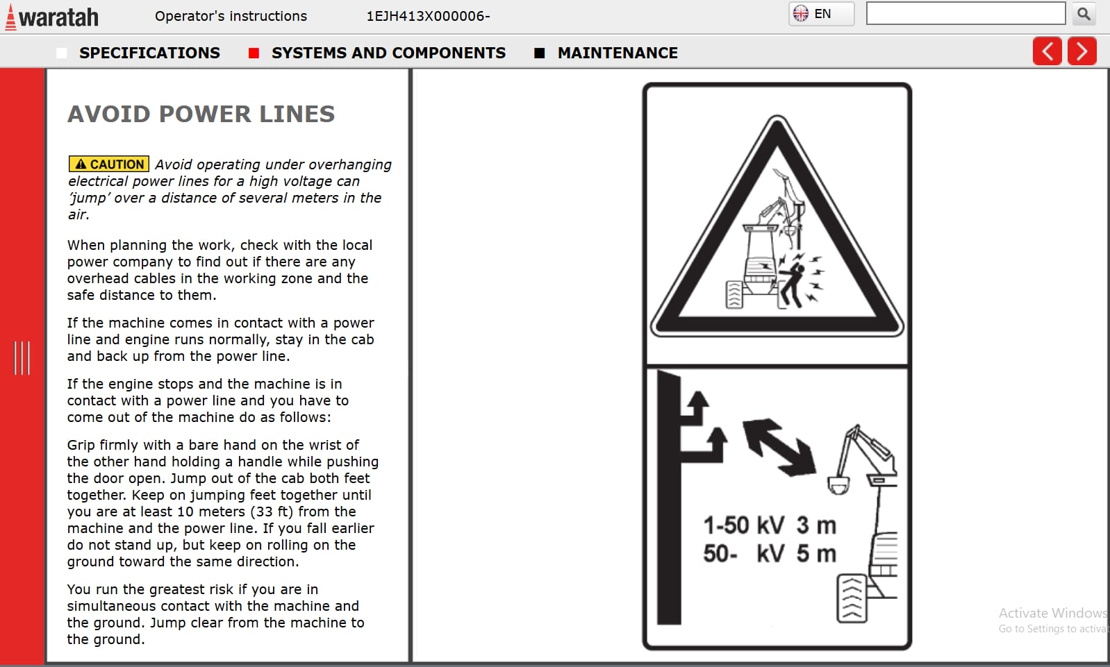 Waratah Harvester Head H413 Operation Manual (2)