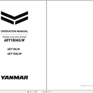Yanmar Engine 6EY18LW 6EY18ALW Operation Manual RB B39101 (1)