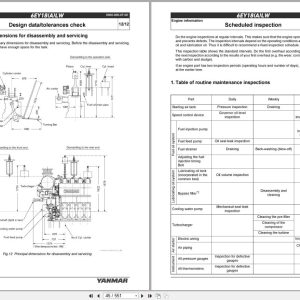 Yanmar Engine 6Ey18Lw 6Ey18Alw Operation Manual Rb B39101 (2)