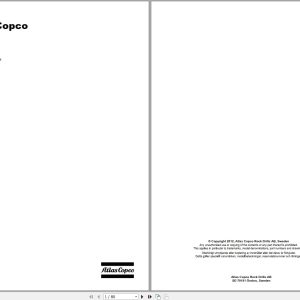 Atlas Copco Boomer S1D Hydraulic Electrical Schematic 8999042100 EN (1)