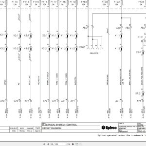 Atlas Copco Boomer S1D Hydraulic Electrical Schematic 8999352200 En (3)