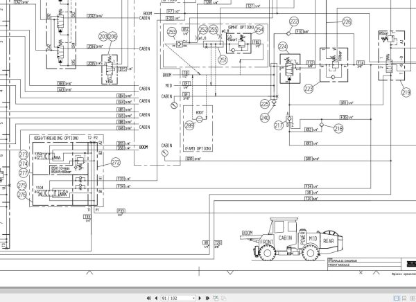 Atlas Copco Boomer S1D Hydraulic Electrical Schematic 8999352200 En (4)