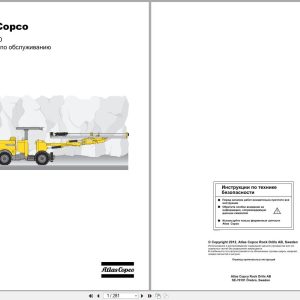Atlas Copco Boomer S1D Maintenance Manual 9852298413 RU (1)