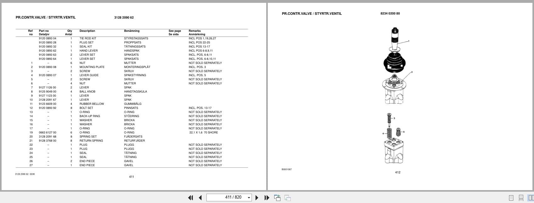 Atlas Copco Boomer S1D Spare Parts Catalog 8991759400 (3)