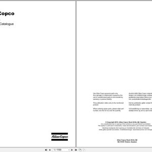 Atlas Copco Boomer S1D Spare Parts Catalog 8991977000 (1)