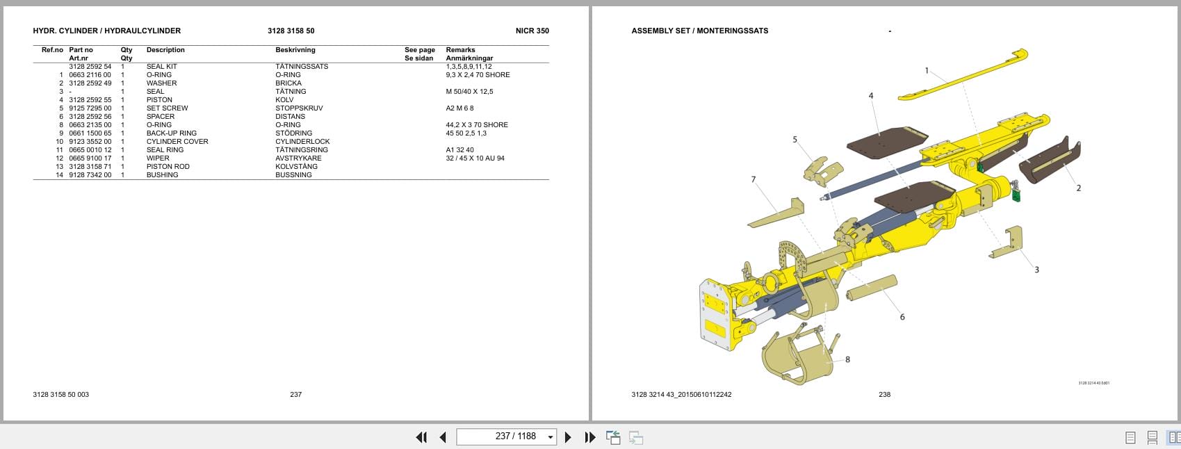 Atlas Copco Boomer S1D Spare Parts Catalog 8999200600 (2)