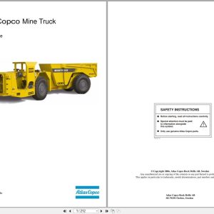 Atlas Copco MineTruck MT2010 Service Guide 9852178701a EN (1)