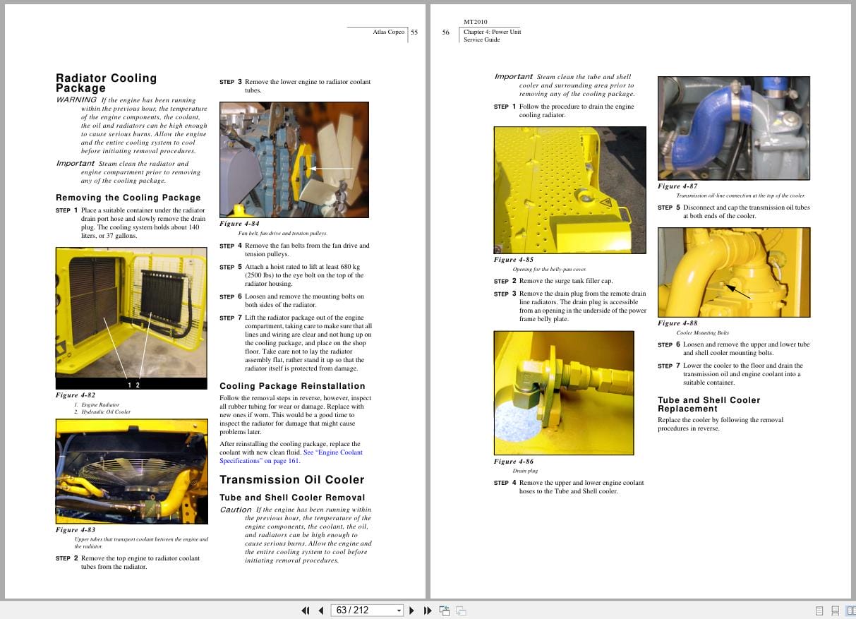 Atlas Copco MineTruck MT2010 Service Guide 9852178701a EN (2)