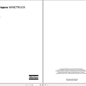 Atlas Copco Minetruck MT2010 Diagrams and Drawings 8997075400 EN (1)