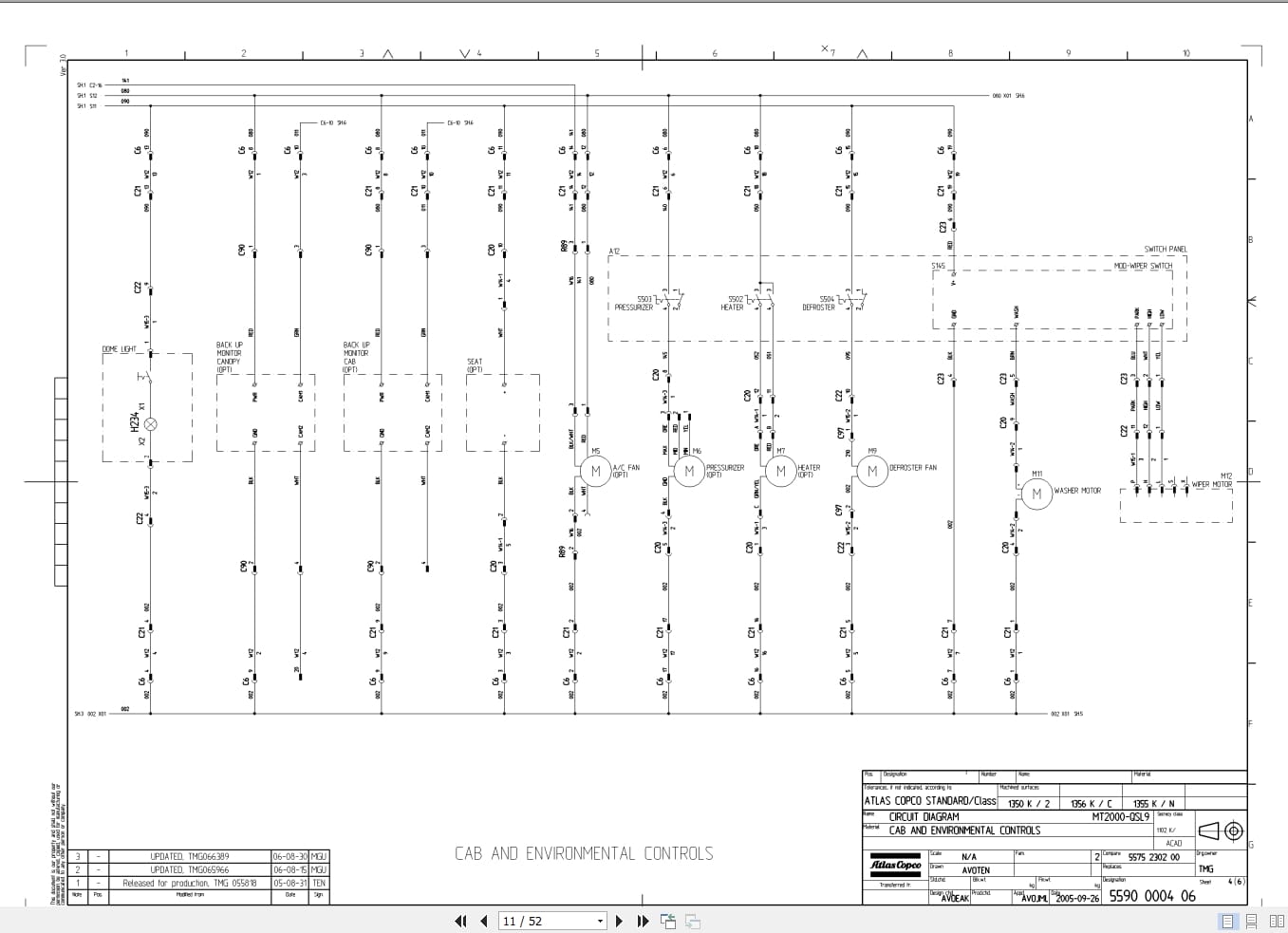 Atlas Copco Minetruck MT2010 Diagrams and Drawings 8997075400 EN (2)