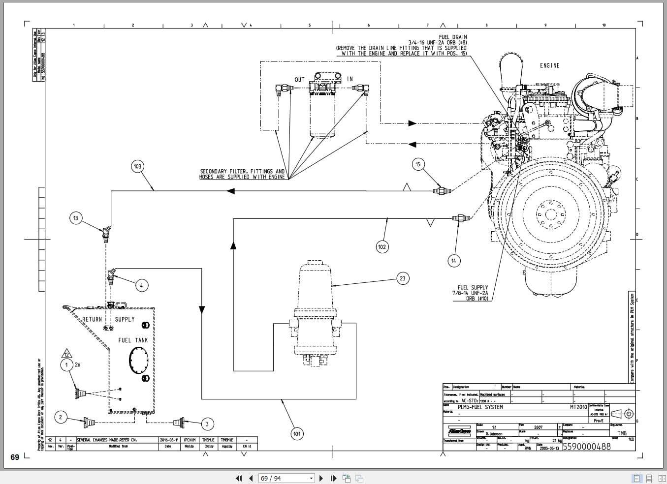 Atlas Copco Minetruck MT2010 Diagrams and Drawings 8997613700 EN (3)