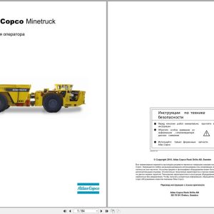 Atlas Copco Minetruck MT2010 Operating Manual 9852178613k RU (1)