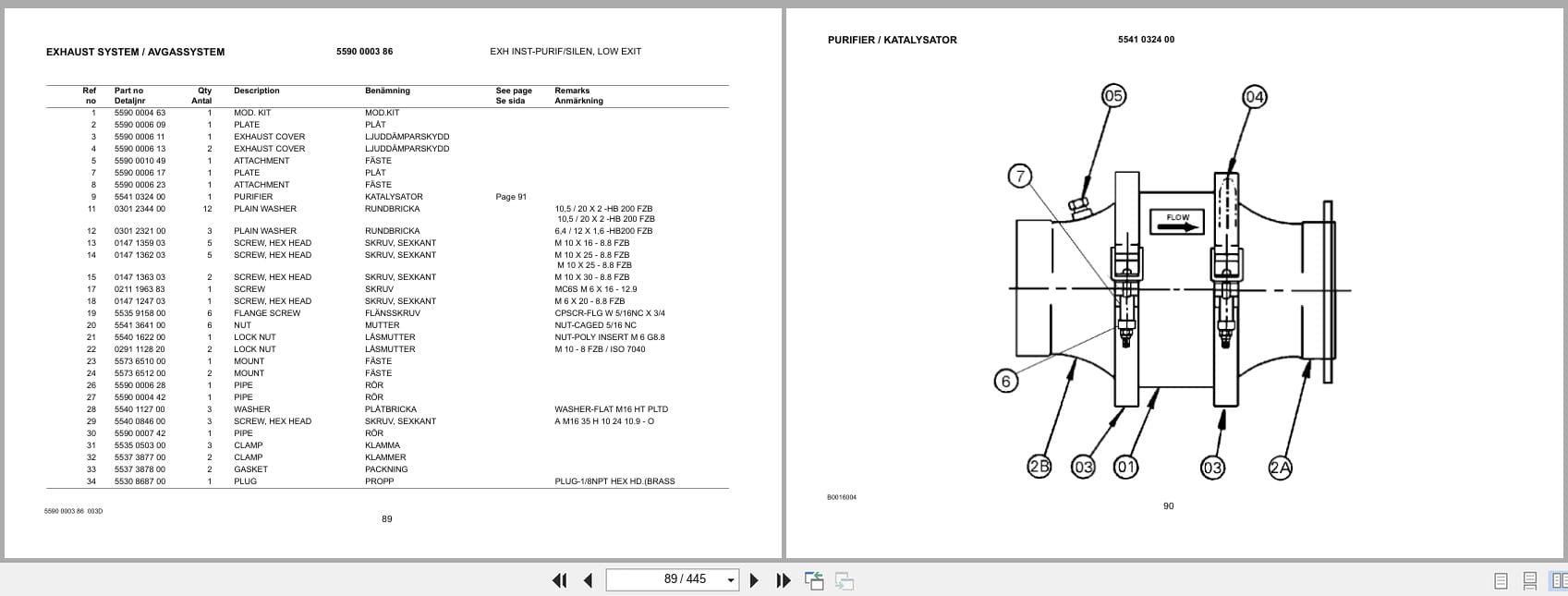 Atlas Copco Minetruck MT2010 Spare Parts Catalog 8997075400 EN SV (2)