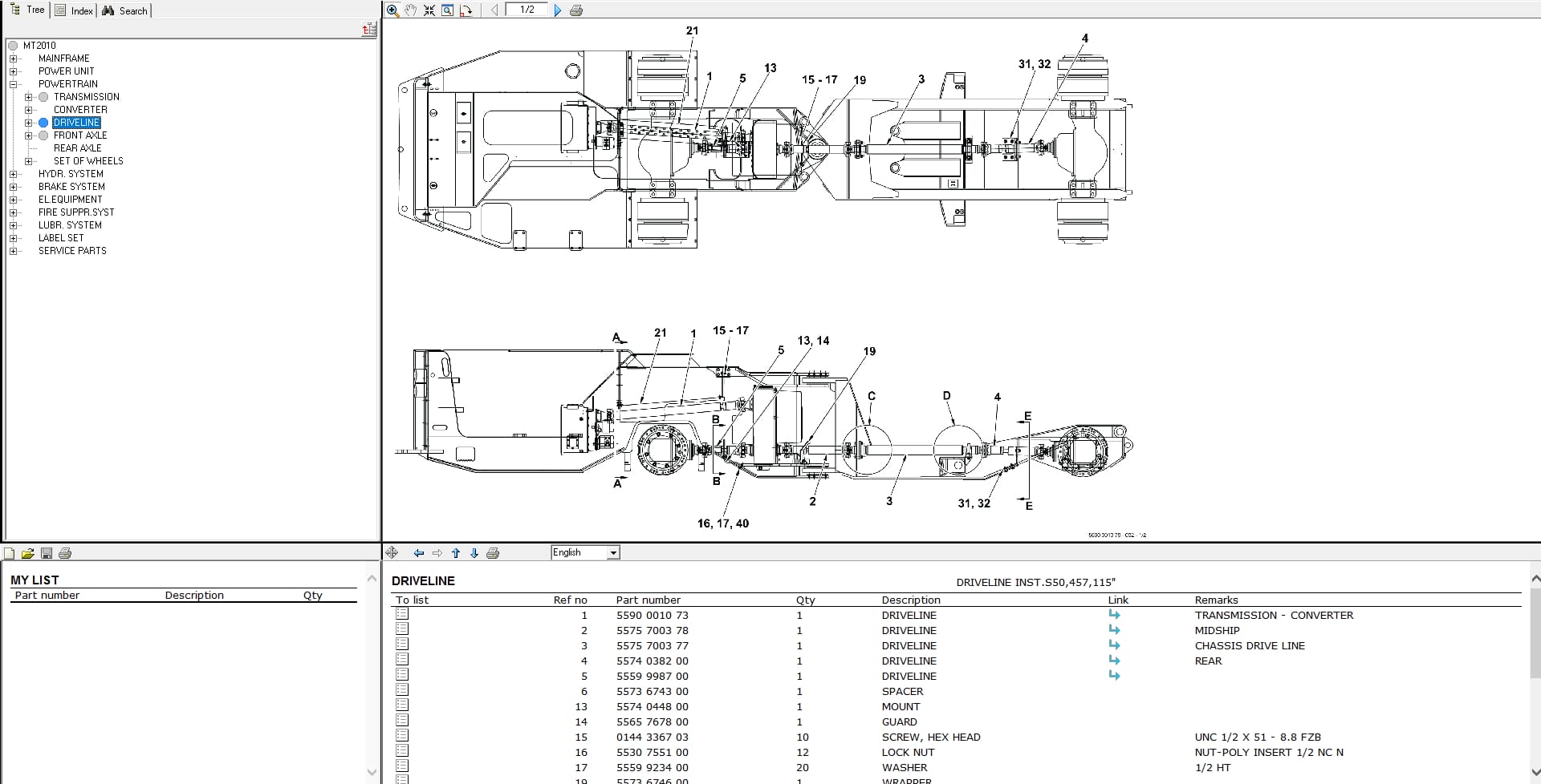 Atlas Copco Minetruck MT2010 Spare Parts Catalog 8997436700 EN SV (3)