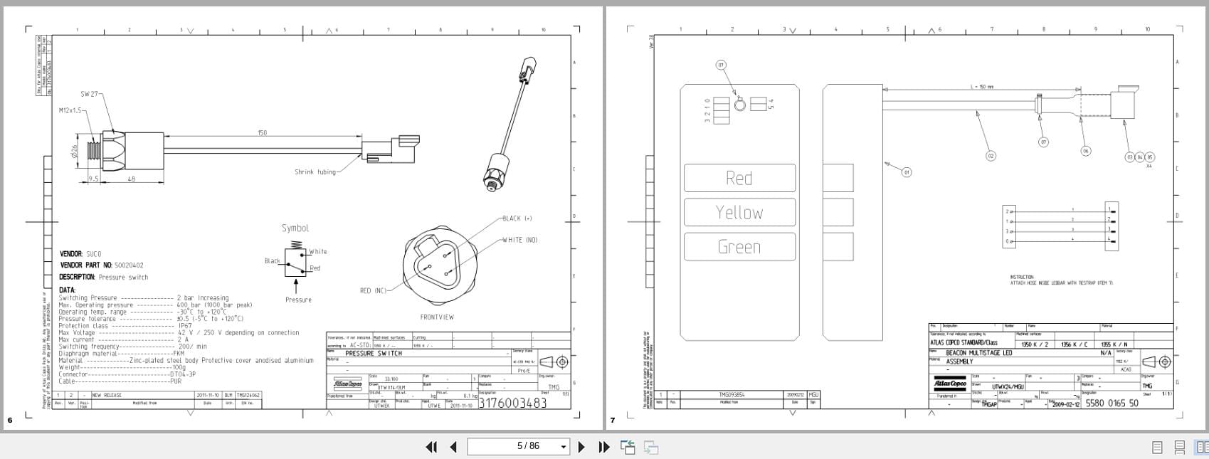 Atlas Copco Minetruck MT42 Diagrams and Drawings 8997407800 EN (2)