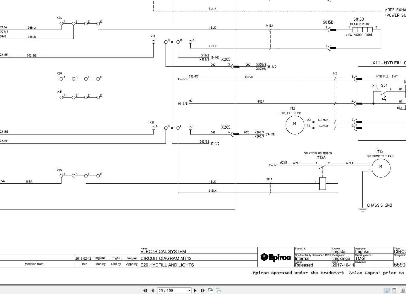 Atlas Copco Minetruck MT42 Diagrams and Drawings 8997740600 EN (2)