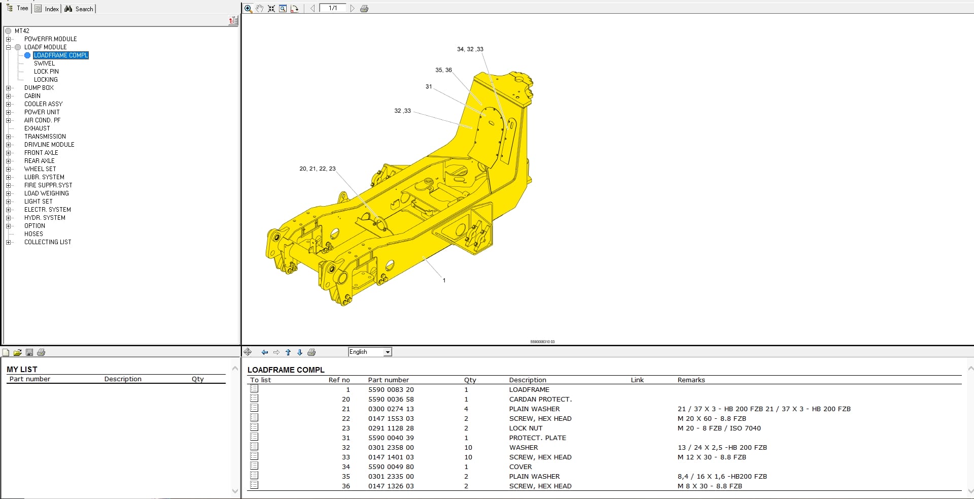 Atlas Copco Minetruck MT42 Spare Parts Catalog 8997302100 EN SV (4)