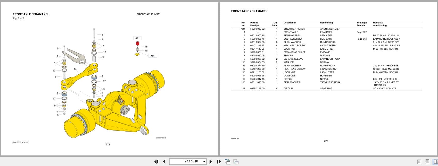 Atlas Copco Minetruck MT42 Spare Parts Catalog 8997359400 EN SV (2)