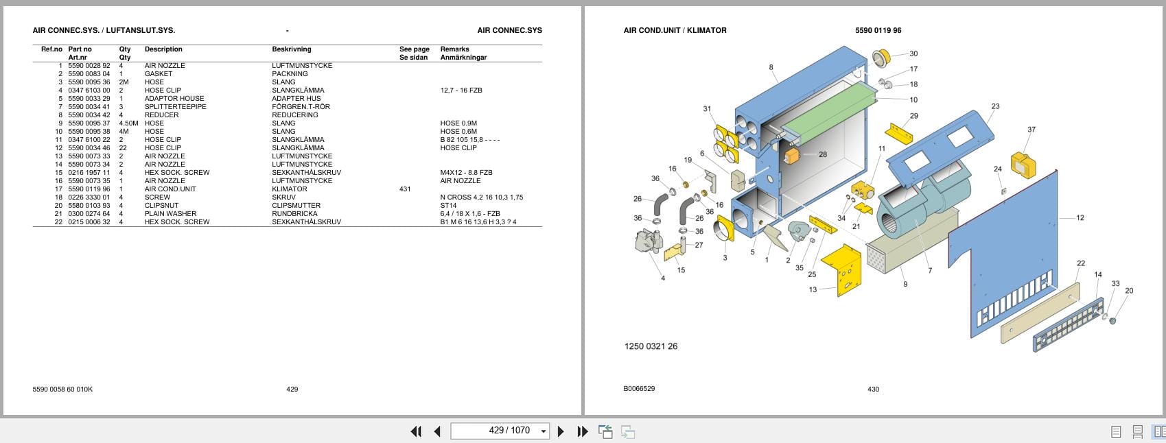 Atlas Copco Minetruck MT42 Spare Parts Catalog 8997560700 SV EN FR DE ES (3)