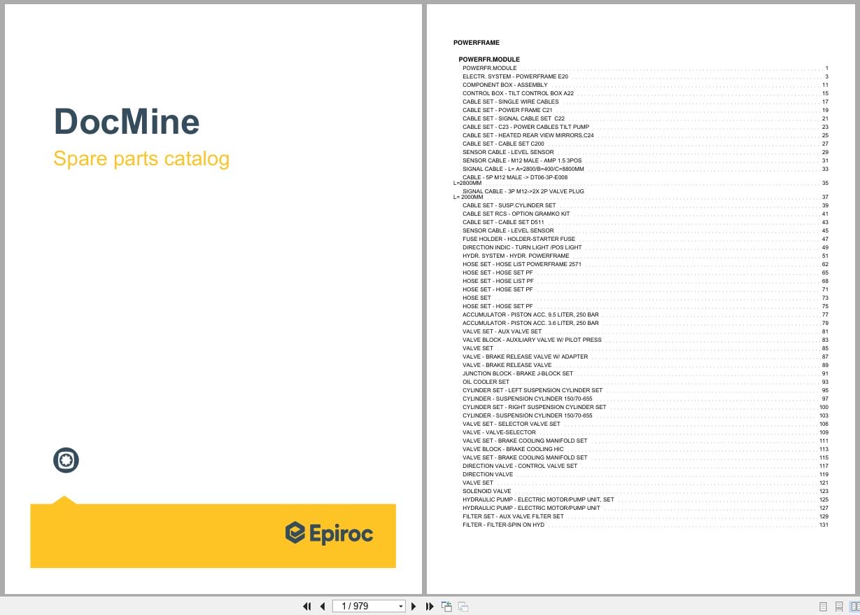 Atlas Copco Minetruck MT42 Spare Parts Catalog 8997648700 EN RU (1)