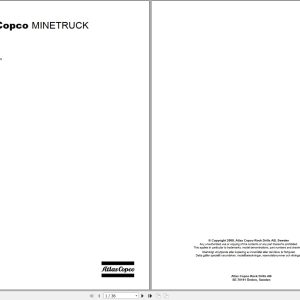 Atlas Copco Minetruck MT431 Diagram and Drawing 8997182500 EN (1)