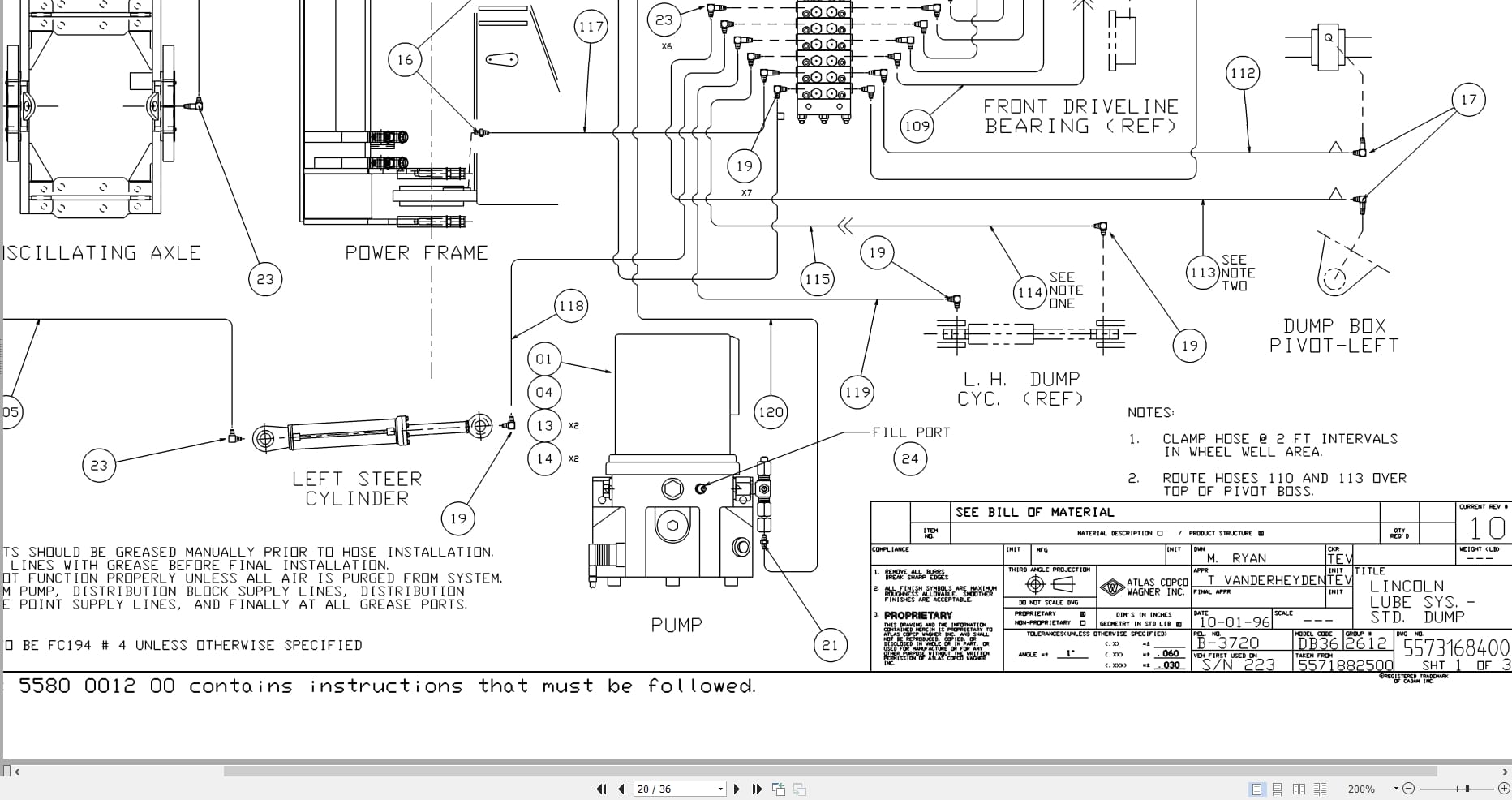 Atlas Copco Minetruck MT431 Diagram and Drawing 8997182500 EN (3)