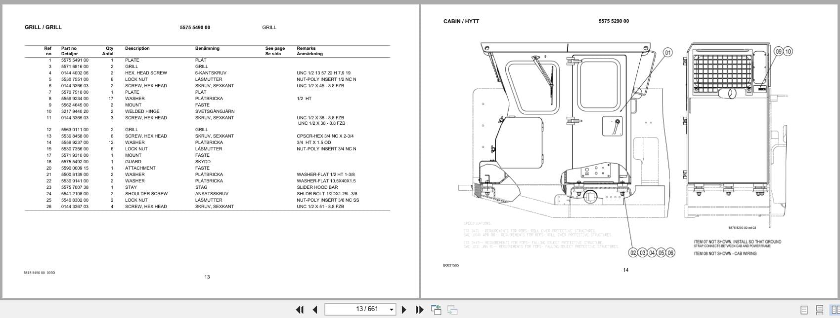 Atlas Copco Minetruck MT431 Spare Parts Catalog 8997182500 EN SV (2)