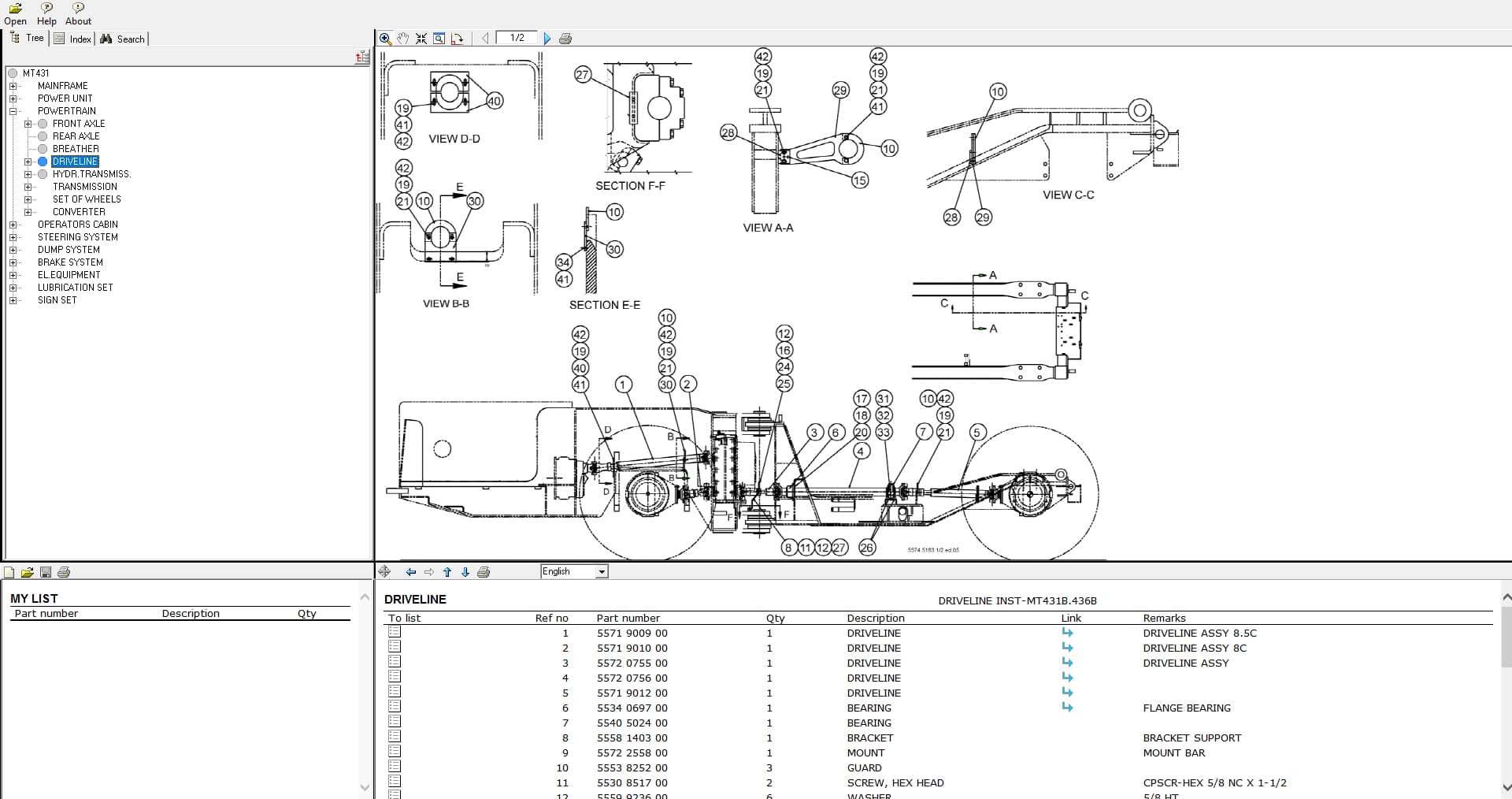 Atlas Copco Minetruck MT431 Spare Parts Catalog 8997182500 EN SV (3)