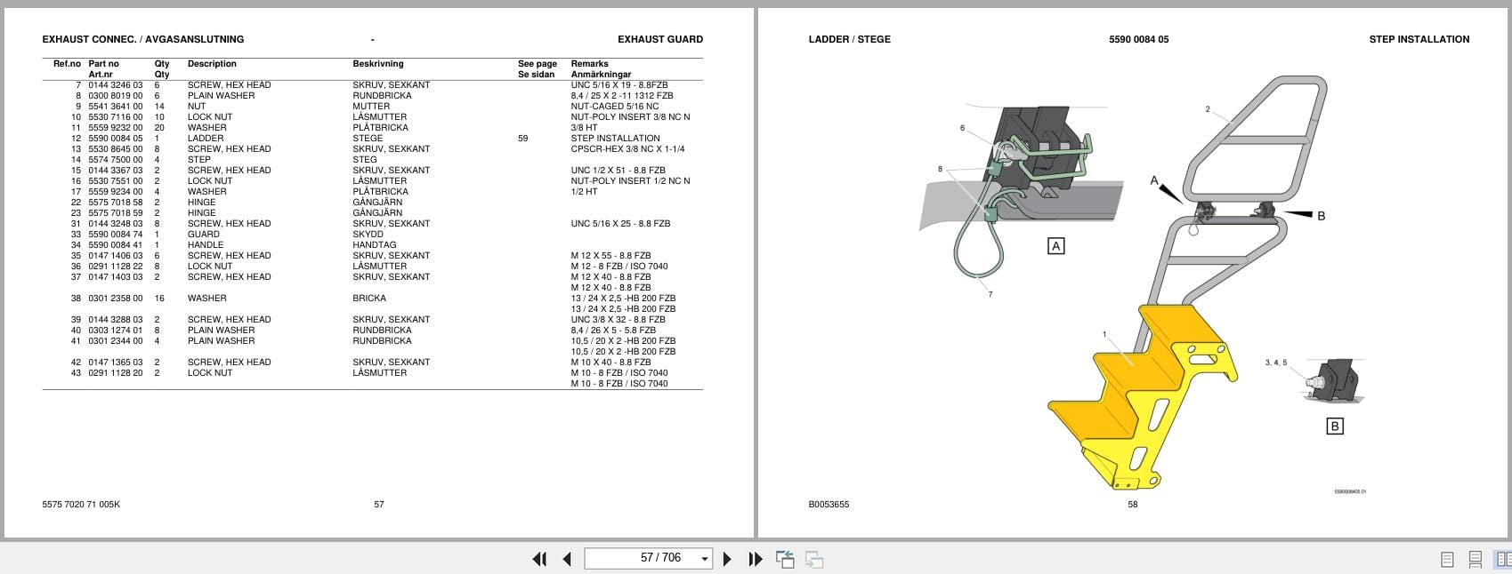 Atlas Copco Minetruck MT431 Spare Parts Catalog 8997462300 EN SV FR DE ES (2)
